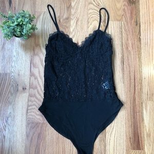 Black Lace Body Suit